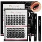 MilyBest 144-Piece Lash Extension Kit – DIY Cluster Eyelashes Free Shipping