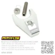 AEROFLOW BILLET DIZZY HOLD DOWN V8 307-327-350 SBC [HOLDEN HK-HT-HG MONARO] SILV