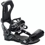 GNU Psych Men's Snowboard Bindings, Black, Medium MY25