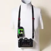 Dual Adjustable 30-52" Camera Strap w/ Peak Design Anchors & D-Ring Mount