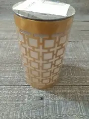 Trendspot 6in Cube Linx Gold Solar Lantern Trendspot Square Silver Candle