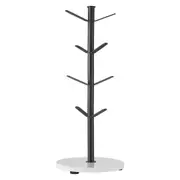 Marble Base Mug Holder Tree with 8 Hooks for Kitchen Counter Storage