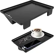 Bedside Storage Tray, Nightstand Organizers, Heavy-Duty Bedside Shelf Detachable, Bedside Organizer Tray, Multifunctional Bedside Shelf Space Saving Bedside Tray 32x23.3x5.3cm