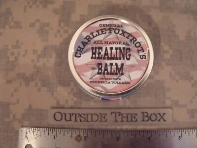 General Charlie Foxtrot's ALL NATURAL Healing Balm, 2 Ounce Tin, w/Heal All Herb