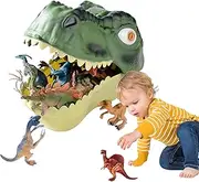 Small Dinosaur Figures - Dinosaur Figure Playset Animal Toys, Assorted Collectible Figurines, STEM Kits Educational Interactive Toddler Games for Boys Girls
