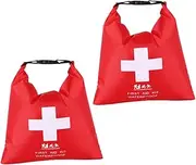 UTHCLO 2Pcs First Aid Storage Bag Portable Floating Pack Sack for Swimming Kayaking Rafting River Sailing Durable for Outdoor Activities