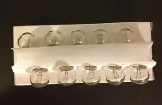 10 Caddy 1895 Clear Mini 12V Instrument Panel Glove Box Lamp Light Bulb BA9S NOS