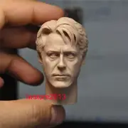 1:6 Iron Man Tony Stark Head Sculpt Carved For 12inch Male HT Action Figure Body