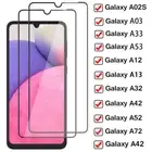 For Samsung Galaxy A33 A02S A03S A14 Full Cover Tempered Glass Screen Protector