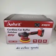 Avhrit 6" Dual Action Car Polisher Buffer Machine Cordless Sander Polishing Kit