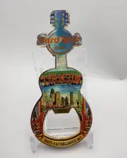 Hard Rock Cafe TIANJIN China City Magnetic BOTTLE OPENER Guitar
