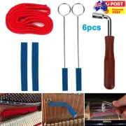 6Pcs Piano Tuning Kit Piano Tuning Tool Mute Wrench Handle Kit Tuner Tools Set