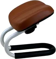 Kneeling Meditation Stool Seat Prayer Stool Kneeling Bench for Yoga Praying Home, Brown