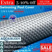 LDPE 500 Micron 11M x 4.8M Solar Pool Cover Swimming Aquabuddy Bubble Covers New