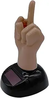 Solar-Power Dancing Middle Finger Solar Dancer Figure, Office Décor, Windowsill or Car Dashboard Decoration, Gag Gift,Holiday Car Dashboard Office Home Desk Decor