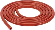 Silicone Vacuum Tubing Hose Automotive Vacuum Line High Temperature 10FT 1/4" 6mm ID 2mm Thickness 1 Pcs Red