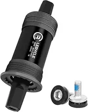 Hanlintk Bicycle Bottom Bracket BSA Bottom Bracket 68mm Square Bottom Bracket for Square Crankshaft 68mm Frame Housing Bicycle Accessories with Waterproof Screws
