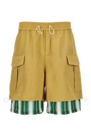 WALES BONNER 'Roam Cargo' Bermuda Shorts 48 IT