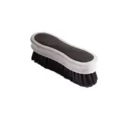 Horze Softgrip Face Brush - Black - 5 inches long