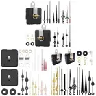 Comprehensive DIY Clock Movement Set with 5 Metal Hands and Accessories