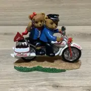 Hamilton Collection On The Go Coca Cola Take off with Motorcycle Bears Coke