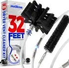 Dryer Vent Cleaner Kit Flexible Lint Brush with Drill Attachment 32ft Reach 32ft