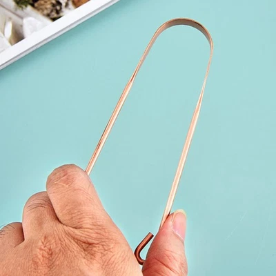 Stainless Steel Tongue Cleaner Scraper Dental Care Oral Hygiene Mouth