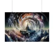 Surreal Abstraction of Neutrality, Matte Horizontal Posters DAS01_0296