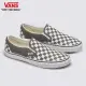 【VANS 官方旗艦】Classic Slip-On 男女款灰咖啡色棋盤格滑板鞋