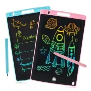 2 Pack LCD Writing Tablet, Electronic Drawing Writing Board, Erasable Blue+pink