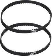 uxcell 2pcs 148XL Rubber Timing Belt 74 Teeth 10mm Width 5.08mm Pitch Synchronous Closed Loop Geared Drive Belt Black for Industrial