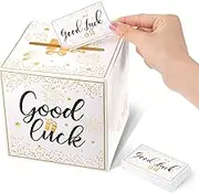 Suggestion Box With Slot With 48 Pcs Raffle Tickets Cards Cardboard Raffle Ballot Box With Slot Donation Boxes For Fundraising Collecting Business Card Voting Contest Raffles