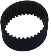 2pcs Black Rubber HTD 5M Type Closed Loop Timing Pulley Belt 5mm Picth 300-370mm Length 15/20/25mm Width Synchronous Belt(5M-300,20mm)