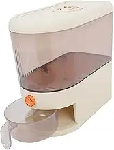 Beatifufu Airtight Rice Container with Measuring Cup Visible Grain Storage Dispenser for Pantry for Flour Nuts Beans and Cereal Capacity Kitchen Organizer