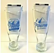 Pyramid Breweries Hefeweizen 16 oz Pilsner Glass - Set of Two (2) Glasses - New