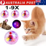 1-9PCS Cat Motion Light Up Ball Ghost Hunting Flash Paranormal Equipment Pet Toy