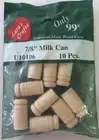 Wooden Unfinished 7/8" Milk Cans- Lara's Crafts U 10106 - 10pcs