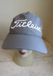 NWT Titleist Steinway Lyngdorf Golf Cotton/Polyester Gray Adj Baseball Hat OSFM