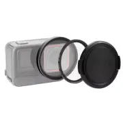 For Insta360 Ace Pro Filter PULUZ 52mm UV Lens Adapter Ring with Lens Cover