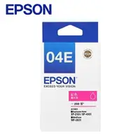 在飛比找樂天市場購物網優惠-EPSON 原廠墨水匣 T04E350 紅