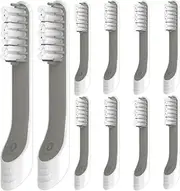 Compatible with Quip Electric Toothbrush Replacement Brush Heads,for Quip Electric Toothbrush,10 Pack (White, Medium)
