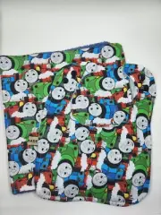 Multi Train Matching Bib And Burp Cloth Set