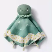 Cloud Island Turtle Plush Security Blanket Sage Green Infant 12x12 NEW