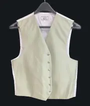 New Men's After Six Kiwi Green Tuxedo Vest Free Shipping Size Large