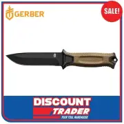 Gerber 30-001058N StrongArm Fixed Blade Knife, Fine Edge, Coyote 30001058