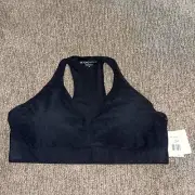 Beyond Yoga Spacedye Lift Your Spirits Bra Darkest Night 4X $66