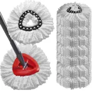 Spin Mop Replacement Heads, Microfiber Spin Mop Refills For O-Cedar【2-12 pack】