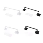 Adhesive Wall Mounted Bathroom Towel Bar Shelf Rack Holder Toilet Roll Pape