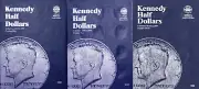 Set of 3 - Whitman Kennedy Half Dollar Coin Folders Number 1-3 1964-2021 Book