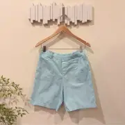 Jacadi Light Blue Pull-on Cotton Bermuda Shorts NWT Boys Shorts Size 12A 152cm